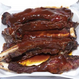 Rack beef ribs