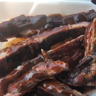 Pork ribs ribs 1/2