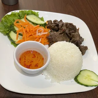 Sate Beef Rice Bowl (cm b sate)