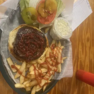 Hamburger basket