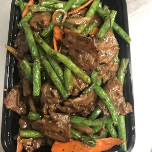 Beef w/green beans