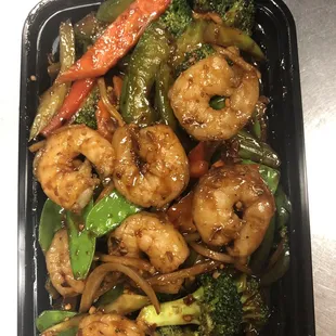 Shrimp w/garlic sauce