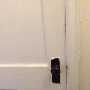 Old door in the restaurant