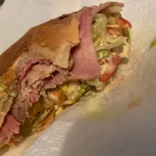 12&quot; Cuban sandwich all the way.