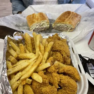 Fish and fries, Cuban Sandwich