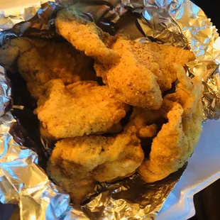 Fish nuggets. I couldn&apos;t believe how well seasoned and fresh these were. Didn&apos;t even need condiments.