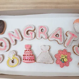Engagement party theme donuts