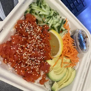 Spicy tuna bowl.  Perfect!