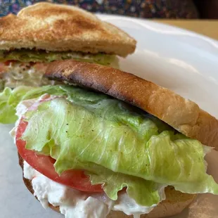 Chicken salad sandwich