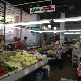 a variety of fruits and vegetables