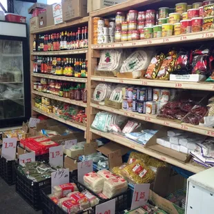 a woman in a grocery store