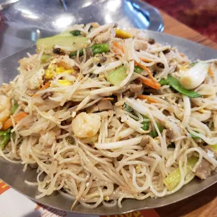 Mei fun,  pork , shrimp