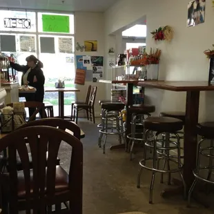 Plenty of places to sit