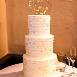 a wedding cake