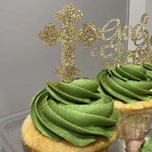 Baptism cupcakes