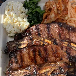 kal bi short ribs and sides