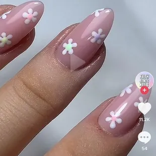 the nails i wanted with pastel colors