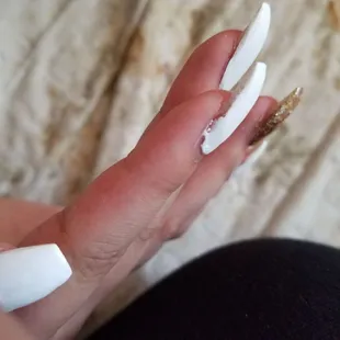 Didn't even paint the entire nail.