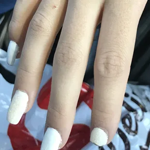 kims nails in north highlands, ca sloppy job, nail broke within two hours DONE BY KIM HERSELF!!!!