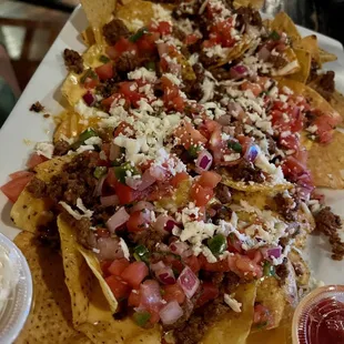 Ground Beef Nachos
 Half $10.00 | Full $16.00