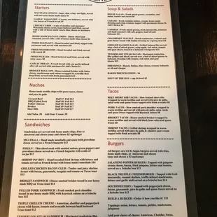 Menu side B