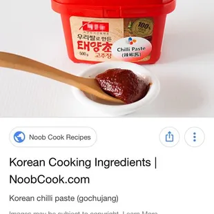 korean cooking ingredients
