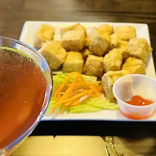 Salt&amp; Pepper Tofu!!!! Crispy and taste really good, love it