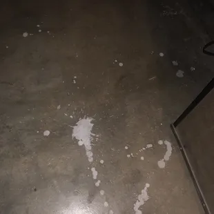 This is my front porch after he's done. I came home to whatever this is.