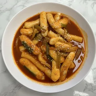Cheese Tteokbokki (치즈 떡볶이)
