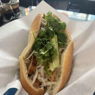 Grilled chicken Banh mi
