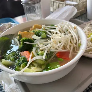 Tofu vegetable Pho