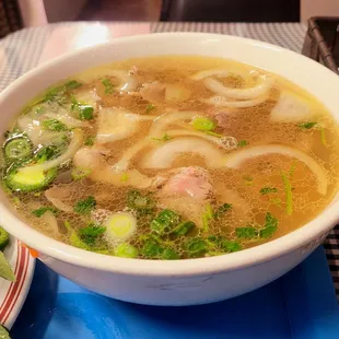 Don't be fooled, theres a good amount of beef hiding under that delicious broth.