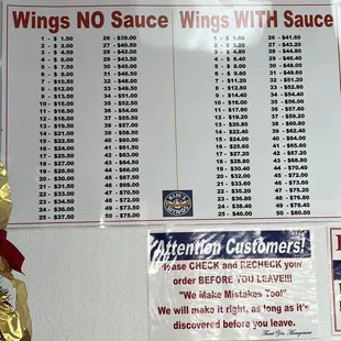 WINGS MENU december 2022