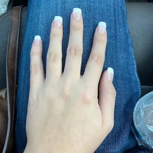 Nails far away on myself