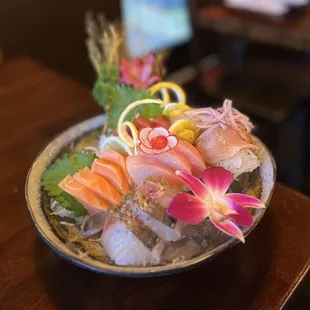 Dinner sashimi combo.
