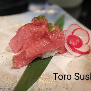 Ground toro on top of toro- almost a little too soft, borderline mushy.