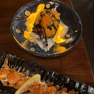 Flaming Lobster Rolls