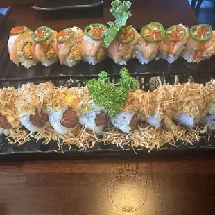 Spicy Salmon Rolls