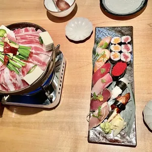 Kurobuta Pork Belly Nabe(For 1) Nigiri deluxe