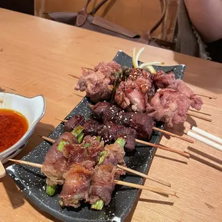 Chicken & scallion Skewers(2pc)