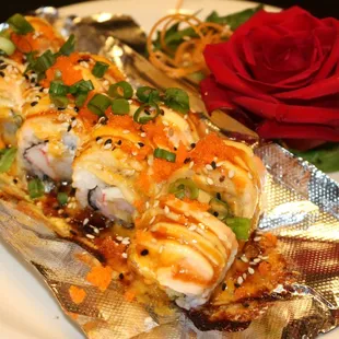 Baked Dragon Roll