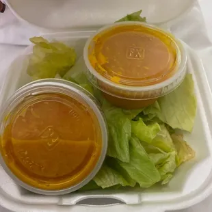 Ginger house salad to go
