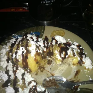 Tempura ice cream! It was okay, nothing amazing but a nice end to a phenomenal dinner.