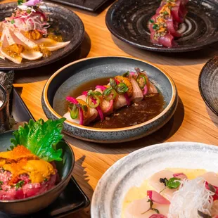 Izakaya options. Available starting at 5PM!