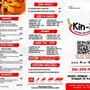 Menu Front