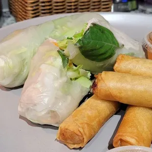 Fresh Chicken Rolls and Pork Rolls.