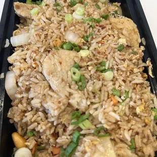 Pineapple fried rice w/ chicken