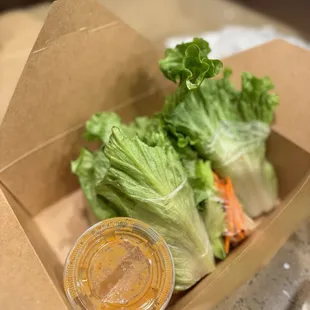 lettuce wrapped in lettuce