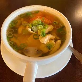 Tom yum soup!  It will knock the sinus out of you