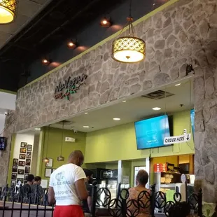 customers waiting in line